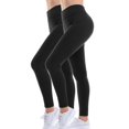 thumbnail image 1 of Made by Olivia Women's Soft Fleece Lined High Waist Solid Leggings, 1 of 1
