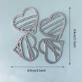thumbnail image 2 of Plantilla de corte metálica Trdxxx Love Hearts, 2 of 9