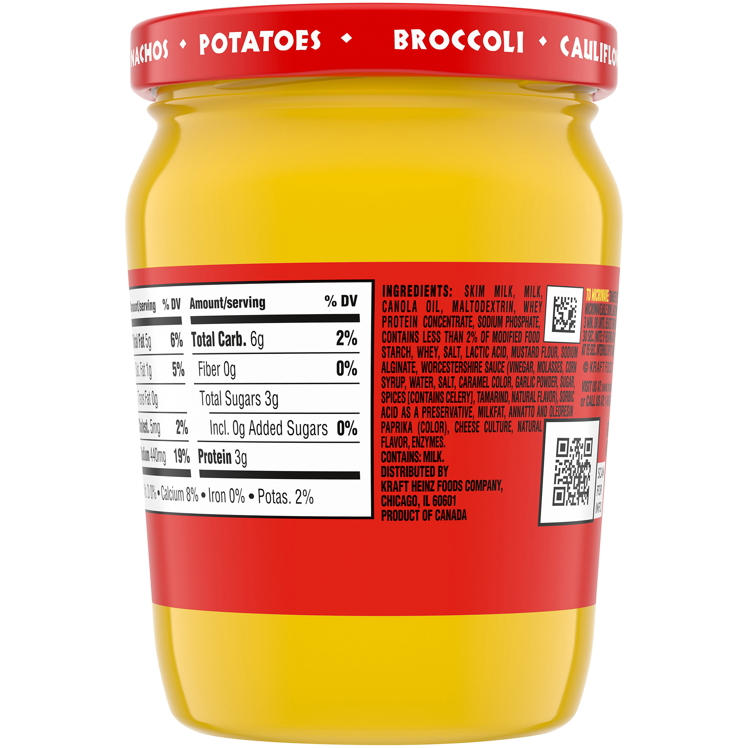 Cheez Whiz Original Cheese Dip, 8 oz Jar