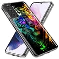 thumbnail image 2 of MUNDAZE Samsung Galaxy Note 20 Neon Rainbow Swag Tiger Shockproof Clear Hybrid Protective Phone Case Cover, 2 of 5