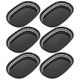 thumbnail image 3 of 6pcs Oval Food Baskets - Plastic Bread Serving Baskets, Service Trays, Chip Hot Dog Holder, 3 of 5