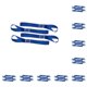 thumbnail image 2 of Kenally Tira de arrastre de nailon para playa, 4 Uds., estable y duradera para un rendimiento sólido, cordones pesados para colgar, azul azul * 2.5 * 46 cm 10piezas, 2 of 6