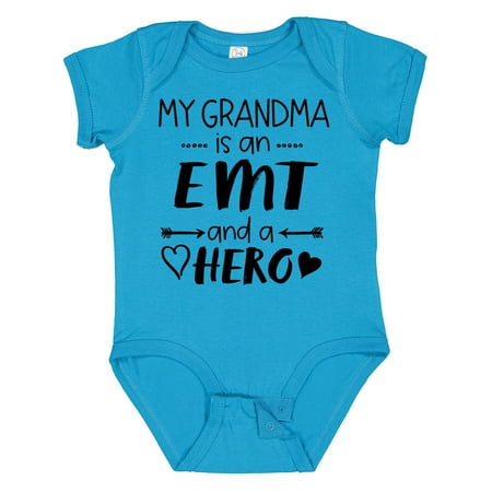 

Inktastic My Grandma is an EMT and a Hero Gift Baby Boy or Baby Girl Bodysuit