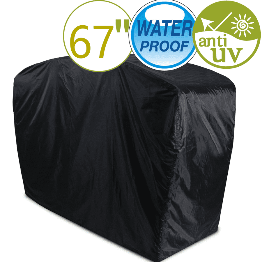 Heavy Duty BBQ Barbecue Gas Grill Cover UV Waterproof Rip-Proof 57" 67" 75" 83D 
