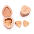 thumbnail image 4 of Guitar Picks, Natural Wooden Guitar Picks In a Heart Shaped Box, Unique Guitar Gift for Bass/Electric/Acoustic Guitars Headstock, 4 of 7