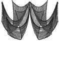 thumbnail image 2 of Creepy Halloween Decorations 72 X 30 Inch Black Halloween Creepy Cloth Spooky Halloween Decor for Indoor Outdoor Halloween Party Decor 1 Pack, 2 of 8