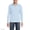 Blue, variant on Men's Long Sleeve Mesh Polo Shirt
