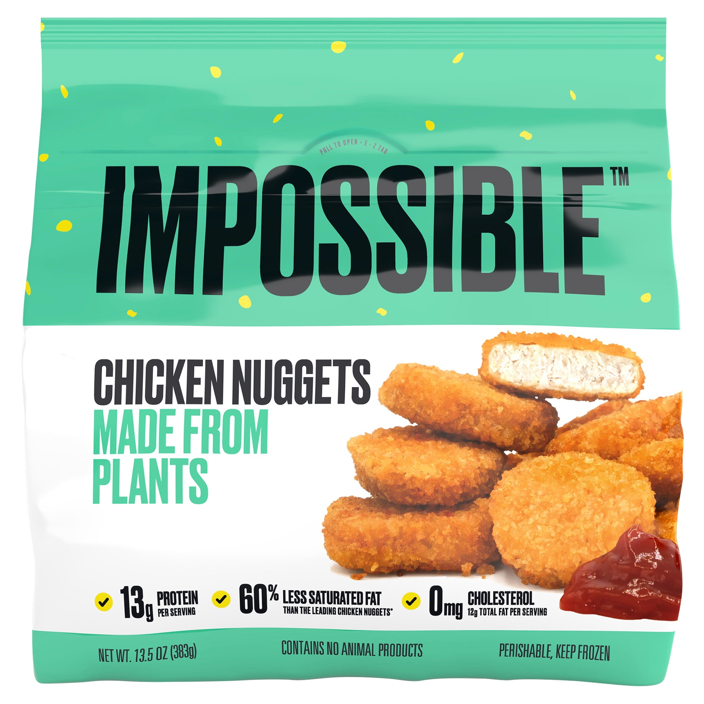 Impossible Foods Plant Based Frozen Chicken Nuggets, 13.5oz