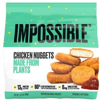Impossible Foods  Based Frozen Chicken Nuggets, 13.5oz