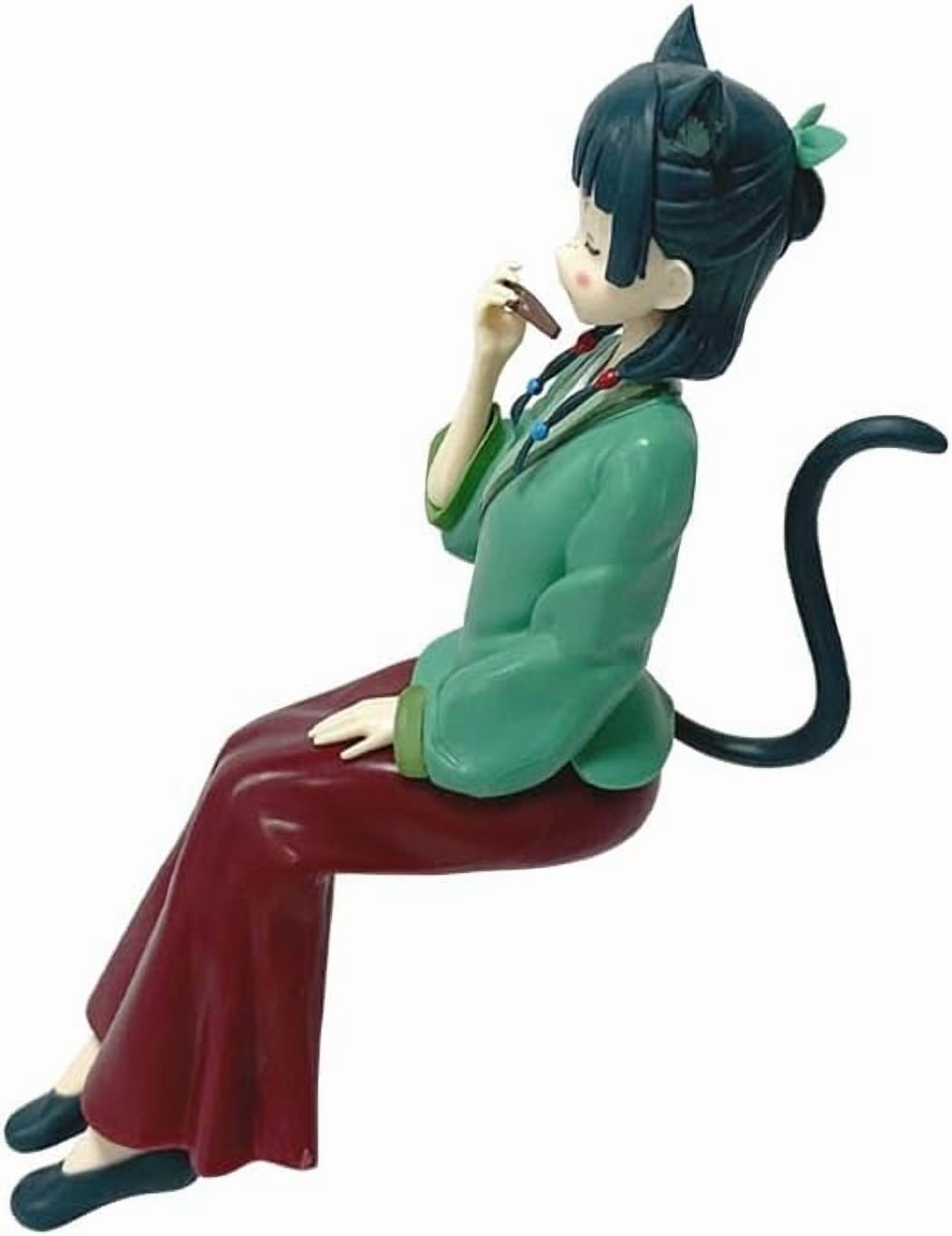 New Maomao Figure, Cat Ears Maomao Action Figure Handmade PVC Anime Cartoon Manga Game Character Model Statue Collectible Craft Gift (a)