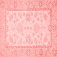 thumbnail image 1 of Ahgly Company Indoor Square Oriental Red Traditional Area Rugs, 7' Square, 1 of 4