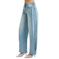 thumbnail image 2 of Mid Rise Wide Barrel Transferable Leg Snap Jeans, 2 of 5