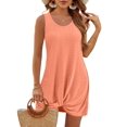 thumbnail image 3 of Traje de baño Cover Up BKRIVE para mujer, color naranja S, con protección UPF 50+, 3 of 5