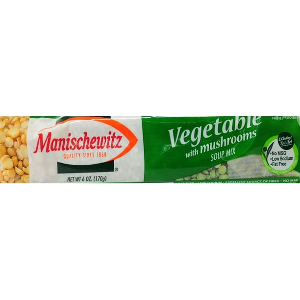Manischewitz Vegetable With Mushrooms Soup Mix Case Of 24 6 Oz