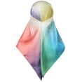 thumbnail image 6 of INSPIRE CHIC Women Gradient Colorful Square Satin Scarves 35" Large Silky Hair Wrap Bandana Colorful-2 35.4x35.4", 6 of 6