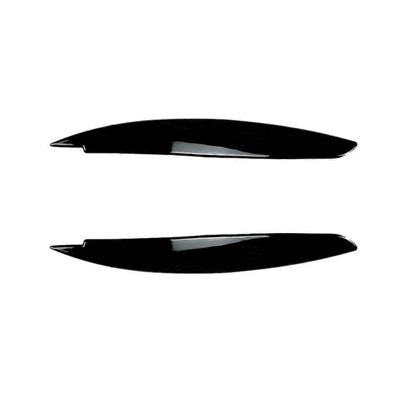 Car Gloss Black Headlight Lamp Eyebrows Cover Trim for 1 Series E81 E82 E87 E88 2008-2013 Car Eyeli