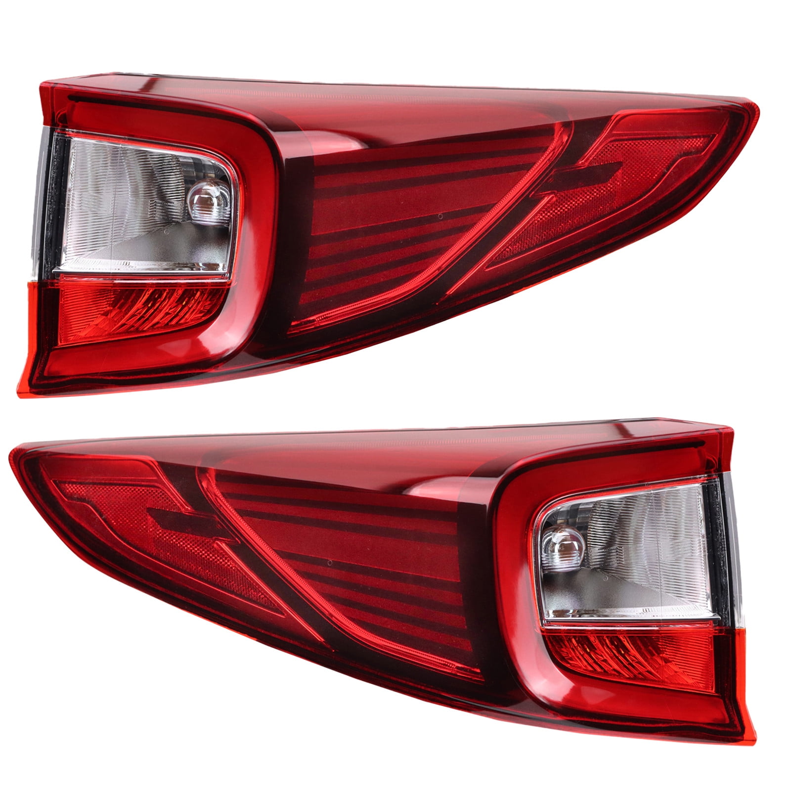 TRQ Rear Tail Lights Set AC2804114 AC2805114 Fits 2019-2024 Acura RDX