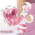 thumbnail image 3 of Beauty Pillow Memory Foam Face Pillow for Side Sleepers, Anti-Wrinkle Sleeping Bed Pillow, Soft Breathable, Orthopedic Cervical Support for Face Down Sleeping, Pink, 3 of 8