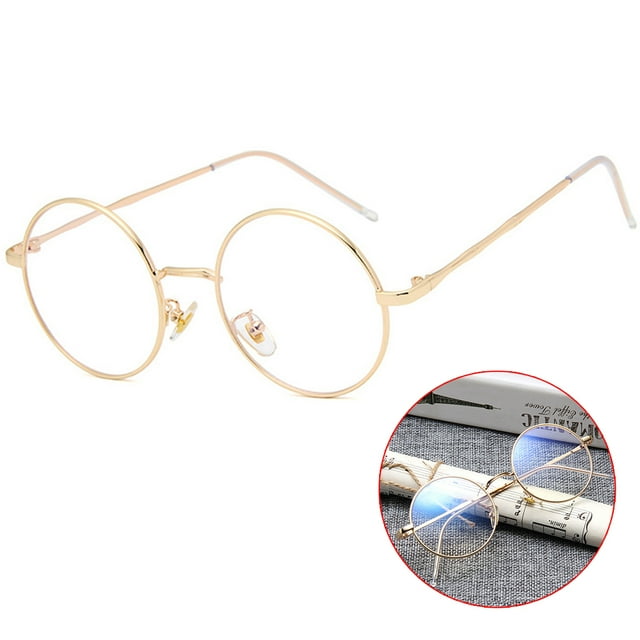 Bangcool Lunettes pour les Yeux Unisexe Mode Lentille Claire Lunettes Rétro Lunettes de Lecture