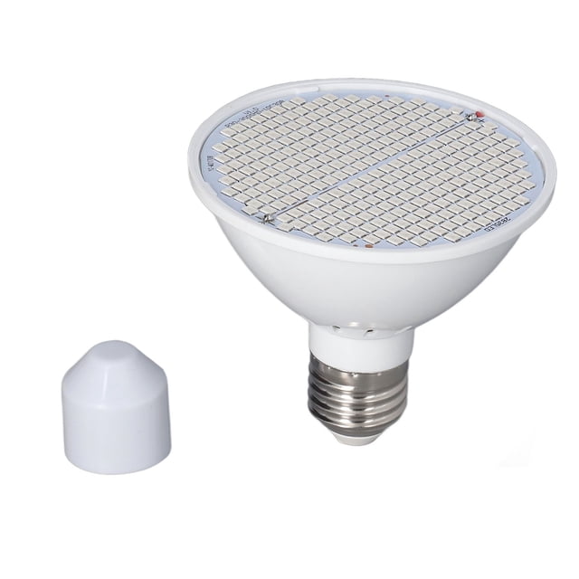 Bombilla de luz para plantas E27, luz roja y azul, bombilla de cultivo LED E27 para plántulas de interior 85‑265V E27 300