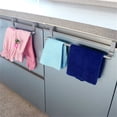thumbnail image 7 of Duslogis 1 Pcs Kitchen Towel Holder Over Cabinet Towel Bar Rack, Over The Cabinet Door Stainless Steel Towel Rack for Universal Fit on Inside or Outside of Cupboard Doors, 7 of 7