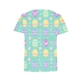 thumbnail image 4 of Warop T-Shirts d'Été à Manches Courtes pour Femmes Col Ras du Cou T-Shirt Chandail Décontracté Haut Imprimé, 4 of 5
