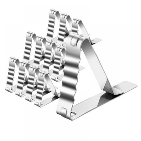 

4/8/12/24 Pack Stainless Steel Table Cloth Cover Clamps Holder Clips Party Supplies