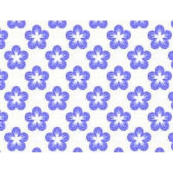 Soft Lavender and White Flower Edible Cake & Cupcake Image Decoration Frosting Sheet