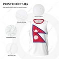 thumbnail image 4 of Nepal Flag Men Basketball Sports Jersey Running Fitness Multifunction Sleeveless tshirt Exclusive Custom Name Nunber, 4 of 9
