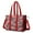 Green Red Footballs, variant on Teacher Tote Bag,Leopard Print and Footballs Pattern Teacher Utility Tote Bag,Large Work Tote Bags for Women with Multiple Pockets,Top Zipper Closure,13.8x10.6x6.7 Inch
