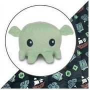 TeeTurtle - Plushie Tote Bag - Tabletop Cthulhu - from The Creators of The Original Reversible Octopus Plushie - Take Your Plush Pal Wherever You Go!