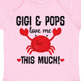 thumbnail image 4 of Inktastic Gigi and Pops Love Me Grandchild Boys or Girls Baby Bodysuit, 4 of 5