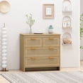 thumbnail image 6 of Tcbosik 4-Drawers Dresser, 31.5" Storage Chest of Drawers for Bedroom, Easy to Assemble, Natural, 6 of 9
