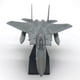 thumbnail image 3 of 1/100 Scale Diecast Airplanes F15 Eagle American Navy Airplanes Model, 3 of 4