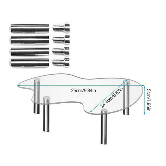 Acrylic Display Stands, Transparent Acrylic Cupcake Shelf Multi Layer Display Shelf Wedding Birthday Goods Table