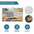 thumbnail image 7 of Placemat Abstract Yellow Blue White Painting Placemats for Dining Table Retro Modern Art Washable Table Mats for Party Kitchen Dining Decoration, 7 of 7