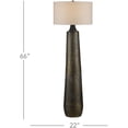 thumbnail image 2 of Currey And Company 8000-0136 Brigadier 66" Tall Buffet Floor Lamp - Antique Brass / Black, 2 of 7