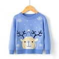 thumbnail image 2 of Cute Toddler Kids Baby Knitted Sweaters Coat Toddler Boys Girls Christmas Cartoon Sweater Long Sleeve Warm Knitted Pullover Knitwear Xmas Tops, 2 of 6