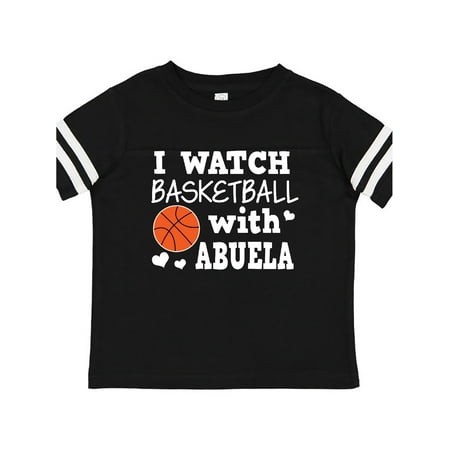 

Inktastic I Watch Basketball with Abuela Gift Toddler Boy Girl T-Shirt