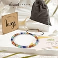 thumbnail image 2 of Inspirational Gifts Bracelets for Women Healing Natural Rainbow Stone Bracelets - Get Well Soon Gifts for Women Sister Friend Bestie - Hugs Bracelet, 2 of 7