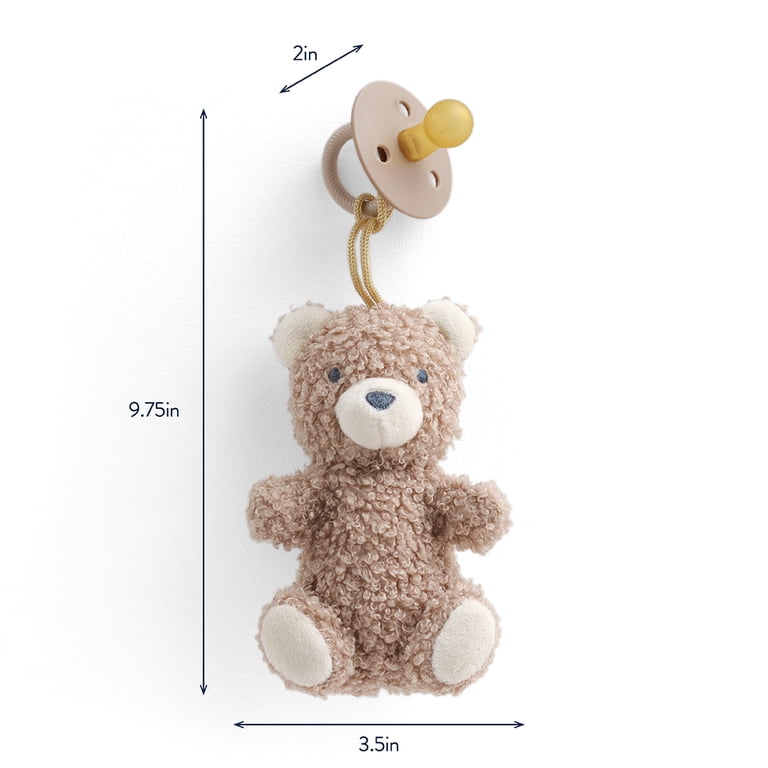 Itzy Ritzy Bitzy Pal Bear with Natural Rubber Pacifier photo 2