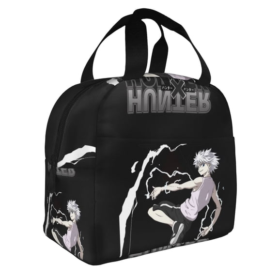 Hunter X Hunte Lunch Bag Insulated Lunch Box Reusable Cooler Cartoon Lunch Tote Bag Picnic Travel Office