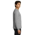 thumbnail image 3 of Gildan Softstyle Long Sleeve T-Shirt for Men, 4.5 oz Ring-Spun Cotton, Modern Classic Fit, Sport Grey, Pack of 6, 2XL, 3 of 5