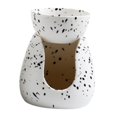thumbnail image 2 of EHJRE Essential Oil Burner Ceramic Oil for Office Party Table Centerpiece Black Dots, 2 of 9