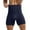 Blue, variant on Men's High Waist Compression Underwear, Tummy Control Boxer Briefs for Sports, Warm Thermal Pants for Layering, Solid Color Comfort Trunks, Supportive Base Layer for Workouts