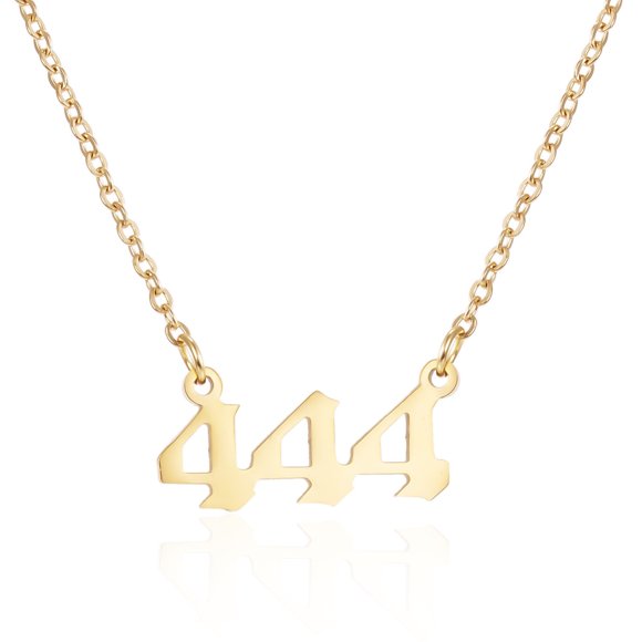 RKSTN Necklaces For Women Couple Fashion Classic Gold Number Necklace Accessories Clavicle Pendant Necklace Name Necklace Personalized Jewelry For Women