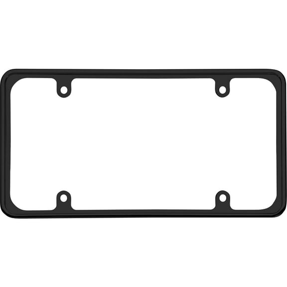 Cruiser Accessories 30650 License Plate Frame - Perimeter, Black