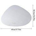 thumbnail image 3 of Coofit Faux Leather Placemat Waterproof Triangular Table Mat Table Placemat for Kitchen, 3 of 10