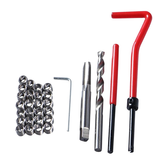Herramientas manuales de inserción de reparación de rosca métrica Macarena 30 unids set M5