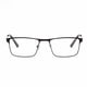 thumbnail image 2 of Gafas de lectura para personas mayores con patas de resorte cuadradas y marco de metal, gafas de lectura de uso duradero, 2 of 5